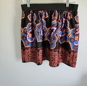 Dina-be Graphic Pull-on Mini Skirt